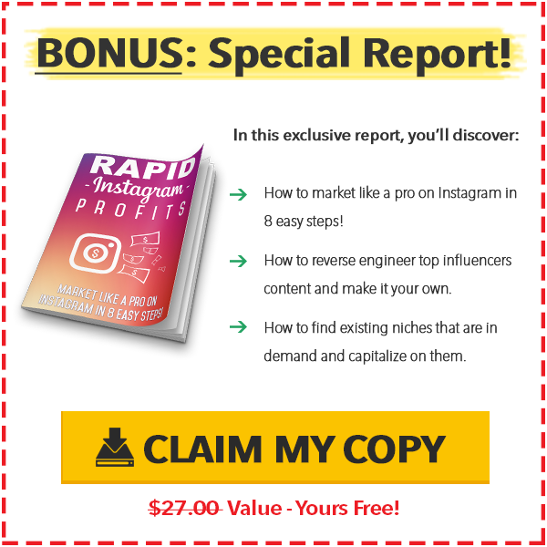Rapid Instagram Profits™ Squeezepage!